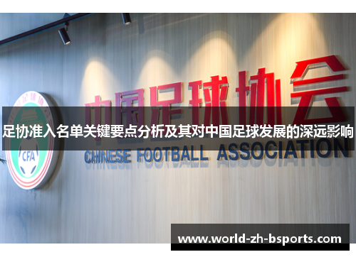 足协准入名单关键要点分析及其对中国足球发展的深远影响